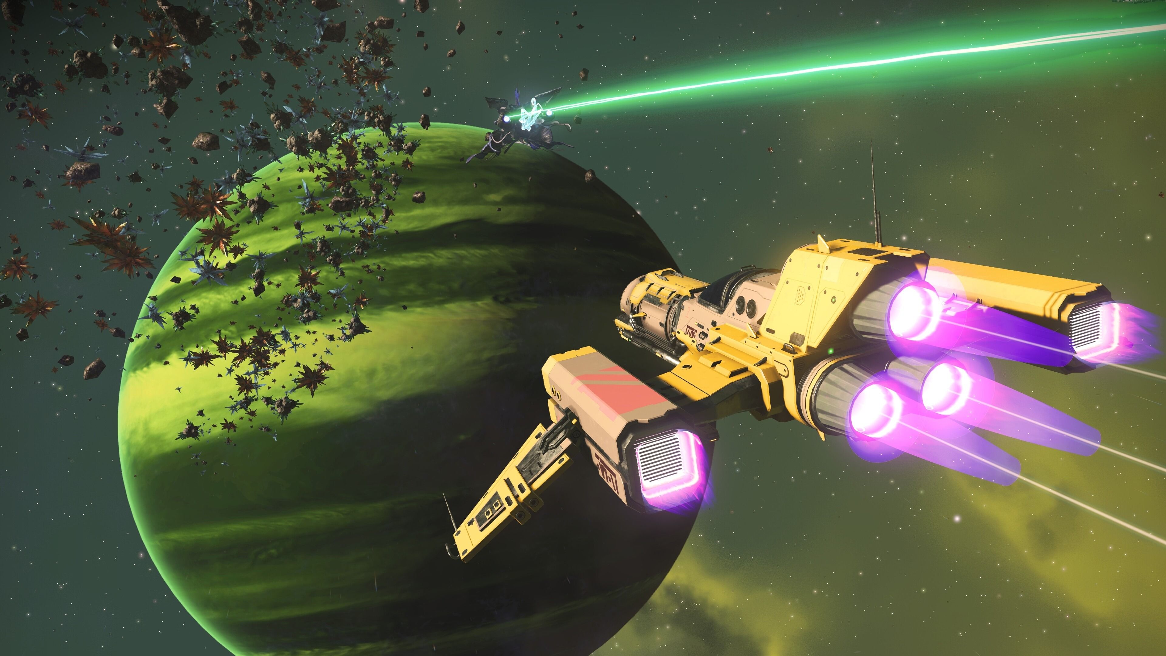 Space travel in No Man's Sky