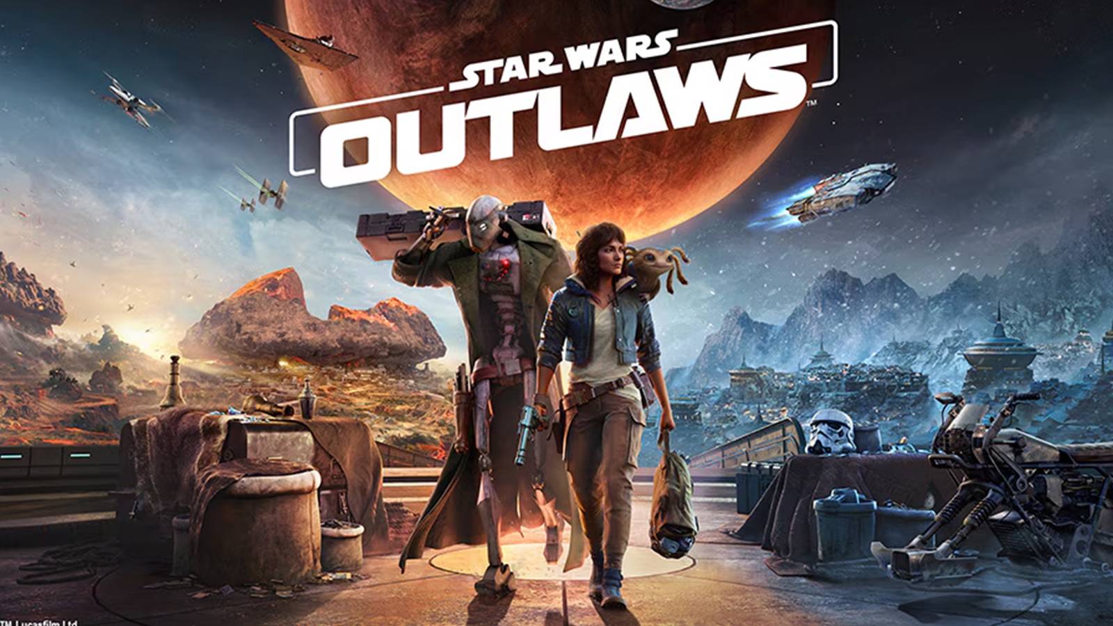 Star Wars Outlaws Key Art for the video game.