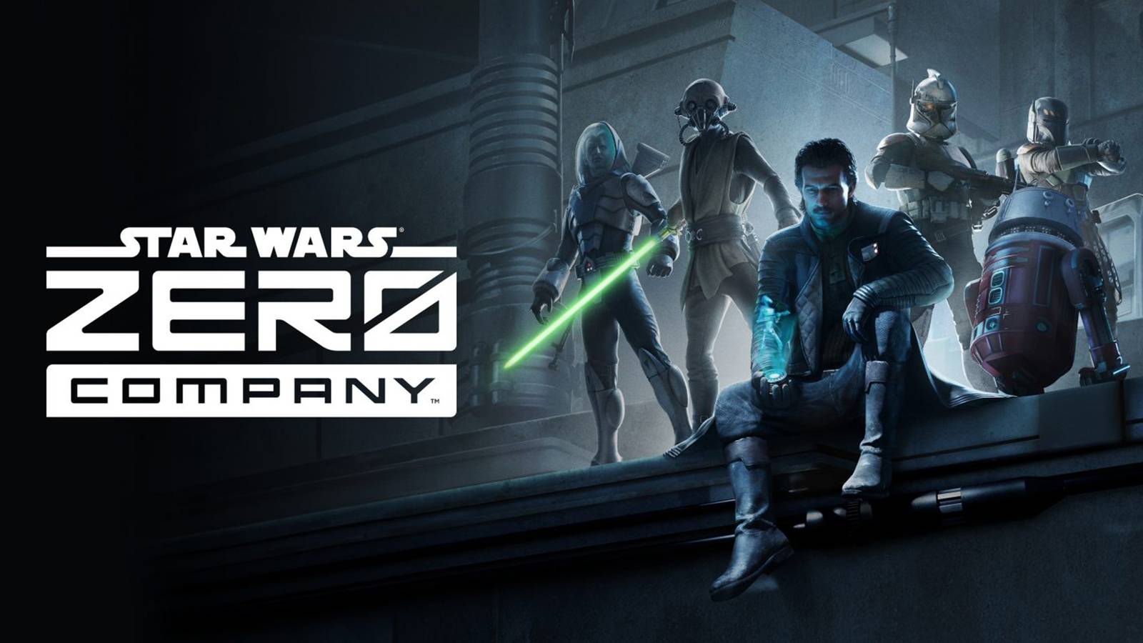 The key art for the upcoming Star Wars game called Zero Company. 