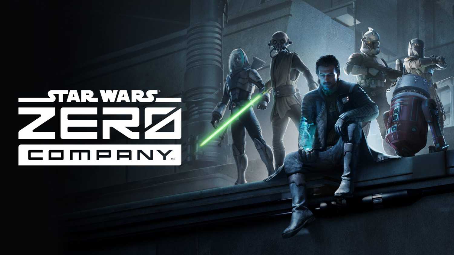 The key art for the upcoming Star Wars game called Zero Company.