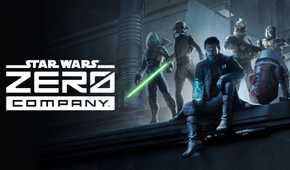 The key art for the upcoming Star Wars game called Zero Company.