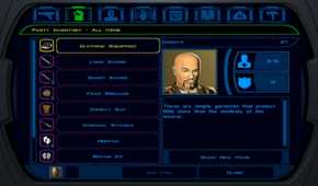 A screenshot of gameplay of Star Wars Knights of the Old Republic.