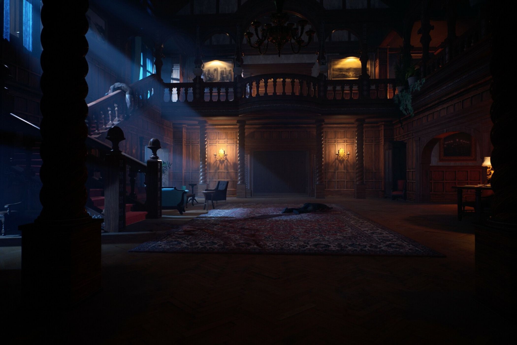 Vampire Masquerade Bloodlines 2 inside of mansion