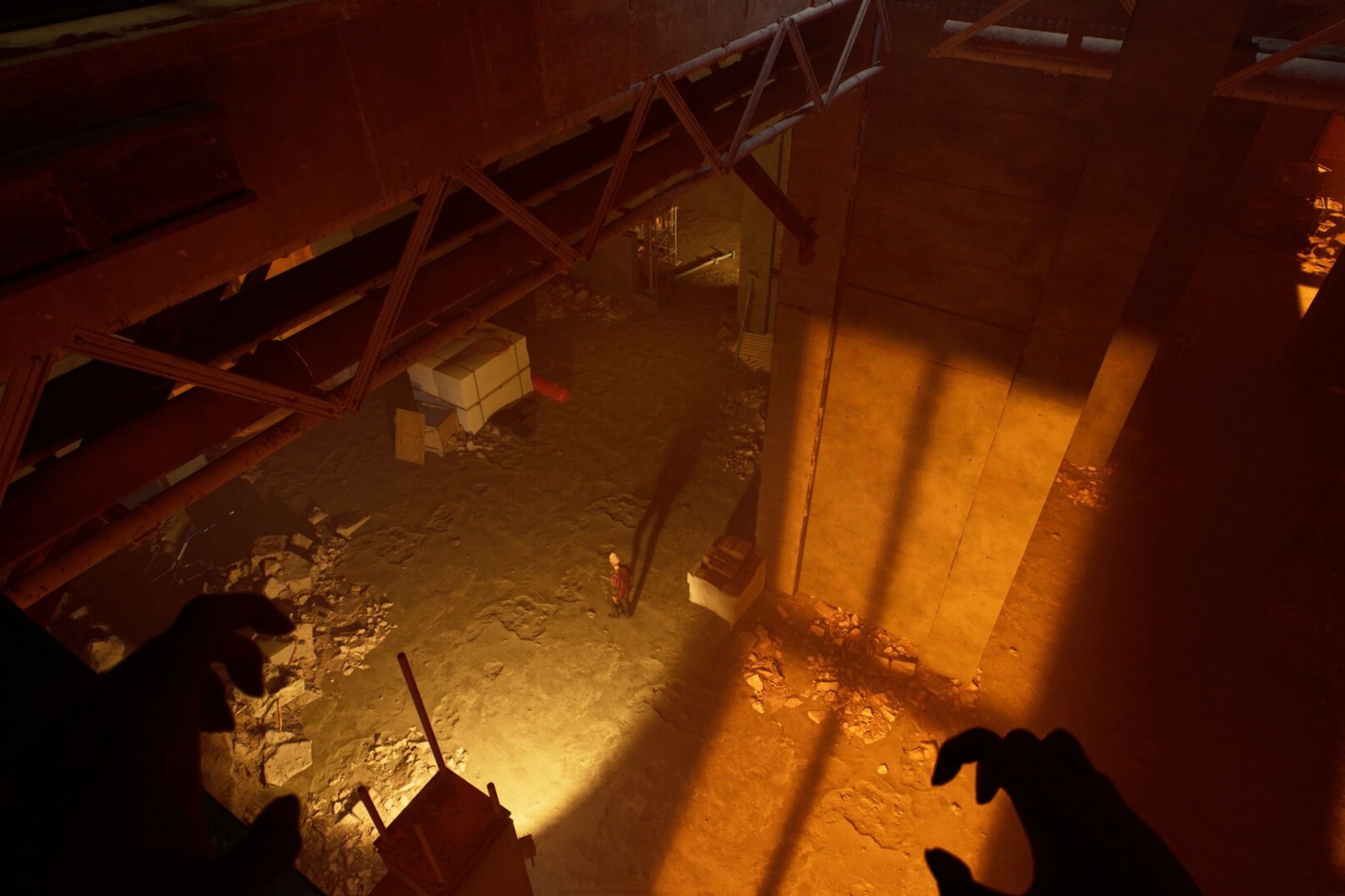 Vampire Masquerade Bloodlines 2 vampire stalking prey under overpass