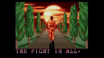 A screenshot of gameplay of Street Fighter 2 The World Warrior