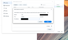 Synology DNS server local DNS