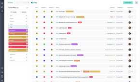 screenshot of taiga project management software