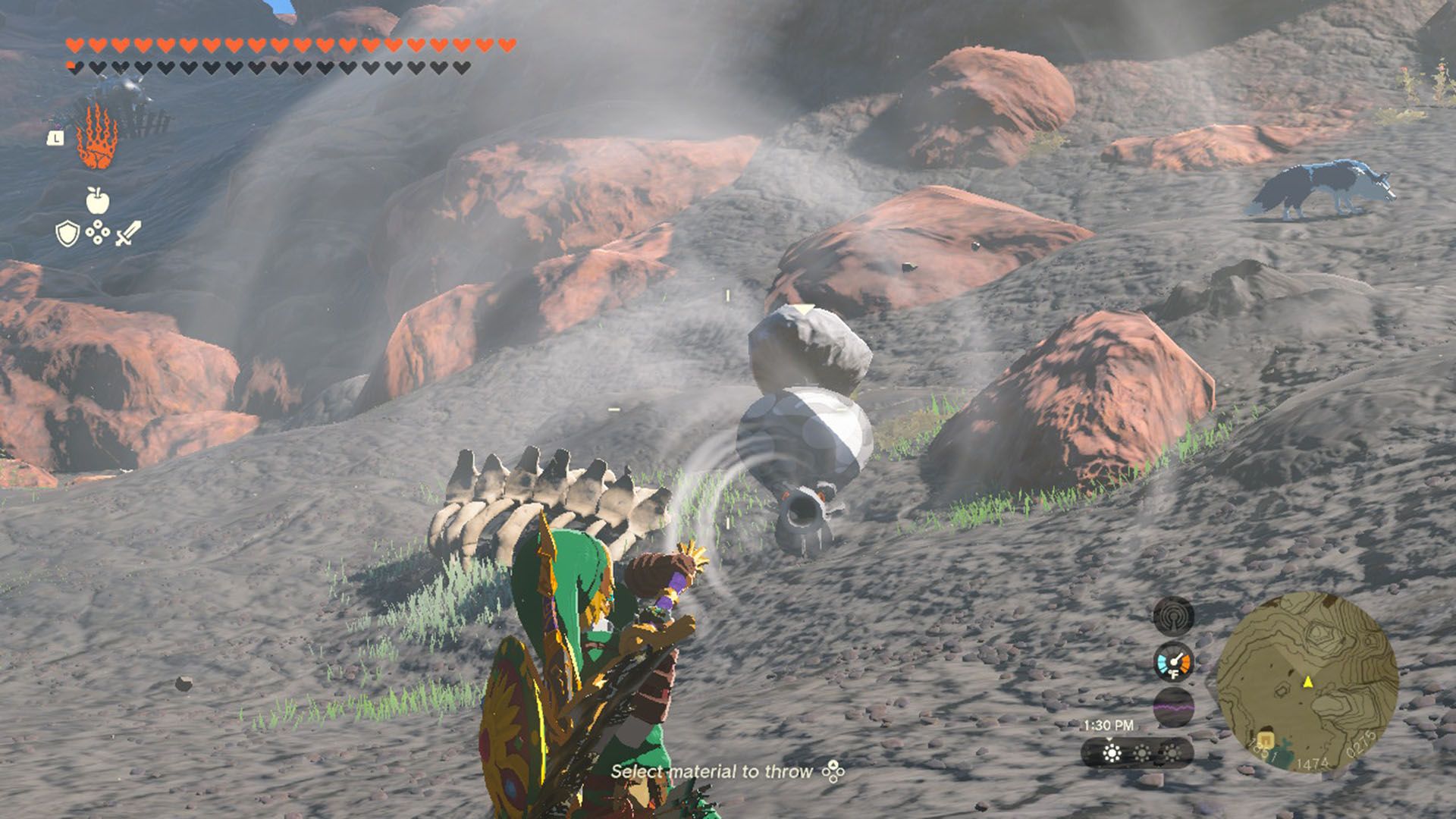 tears of the kingdom rock octorok combat