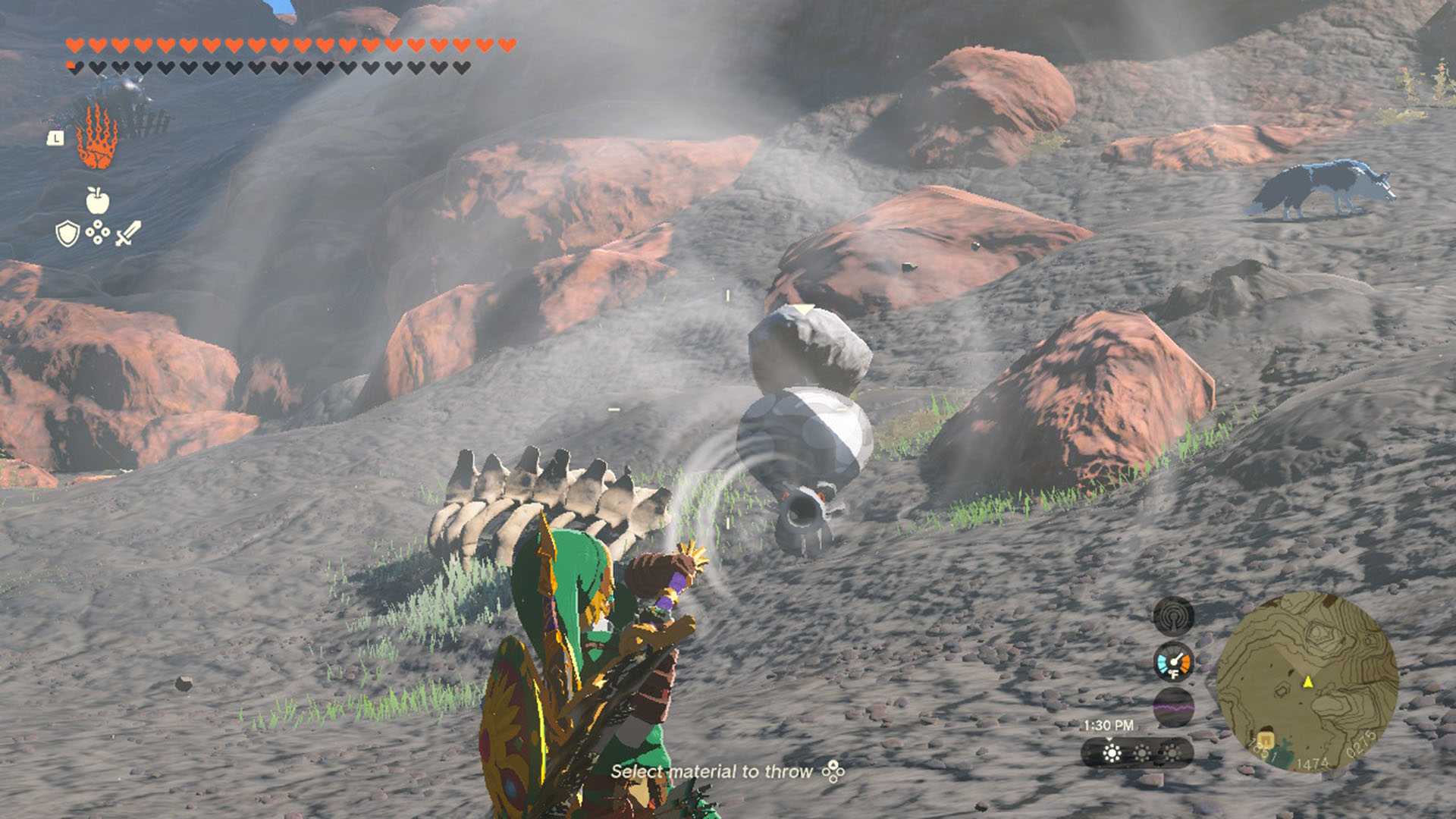 tears of the kingdom rock octorok combat