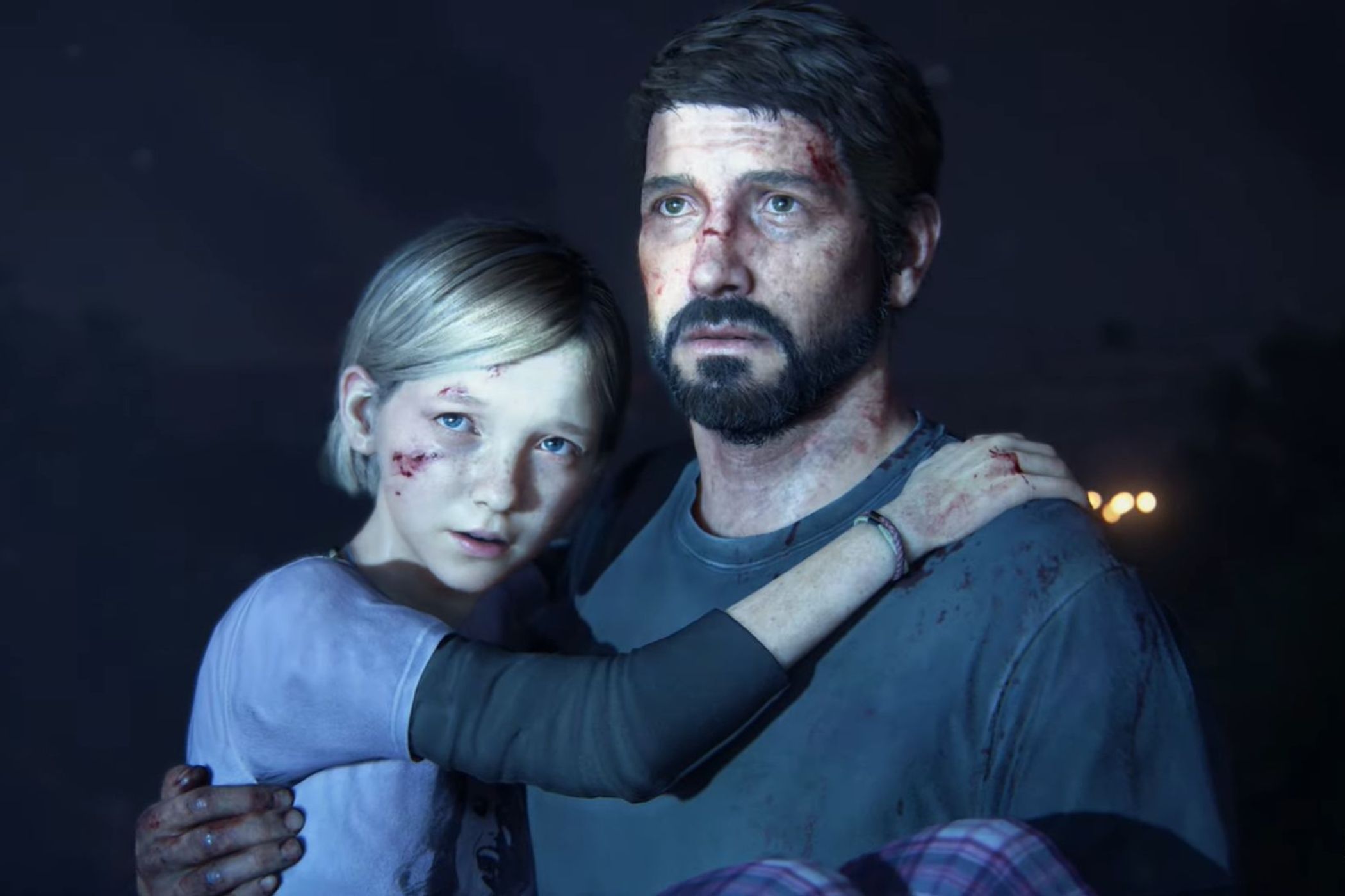 Joel's brother Tommy and daughter