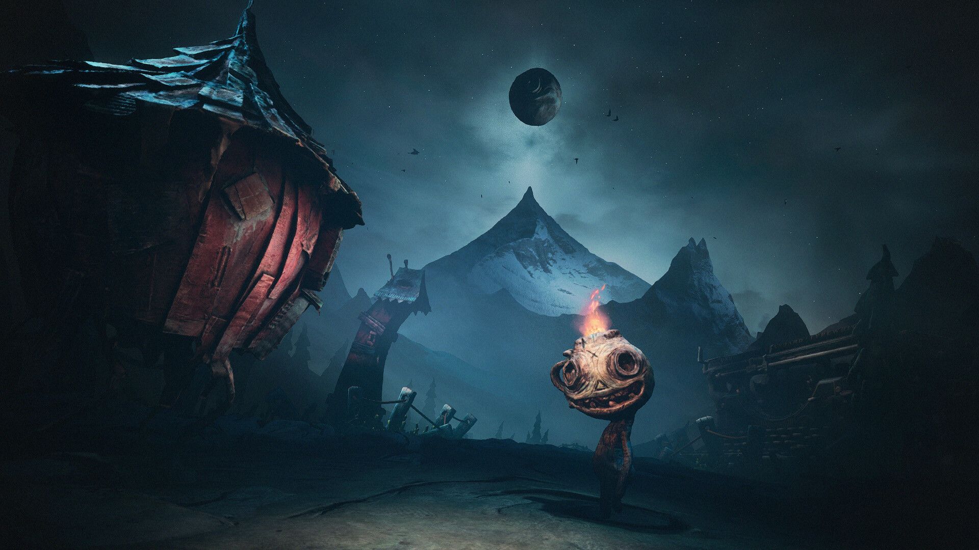 Screenshot from The Midnight Walk video game