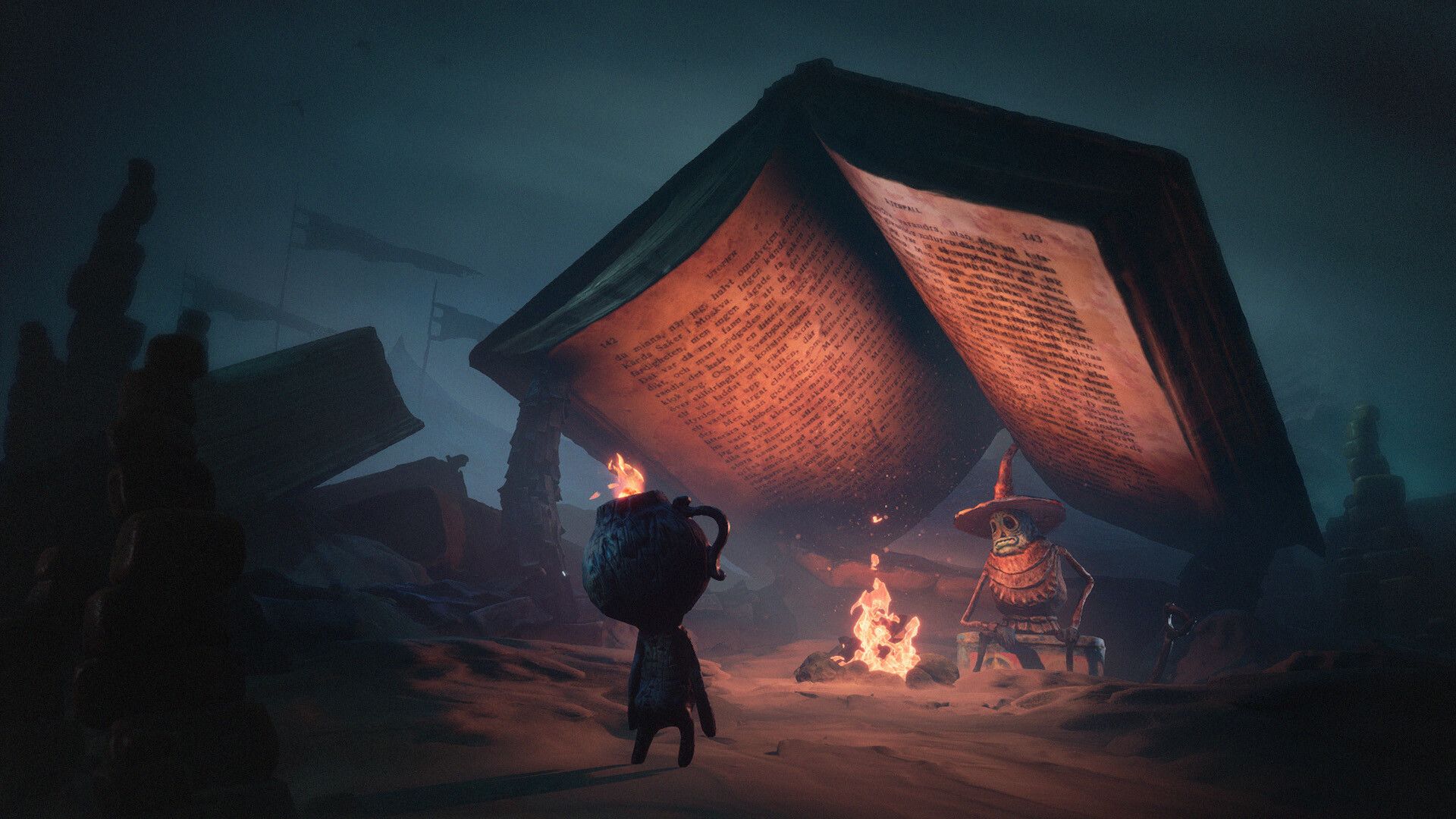 Screenshot from The Midnight Walk video game