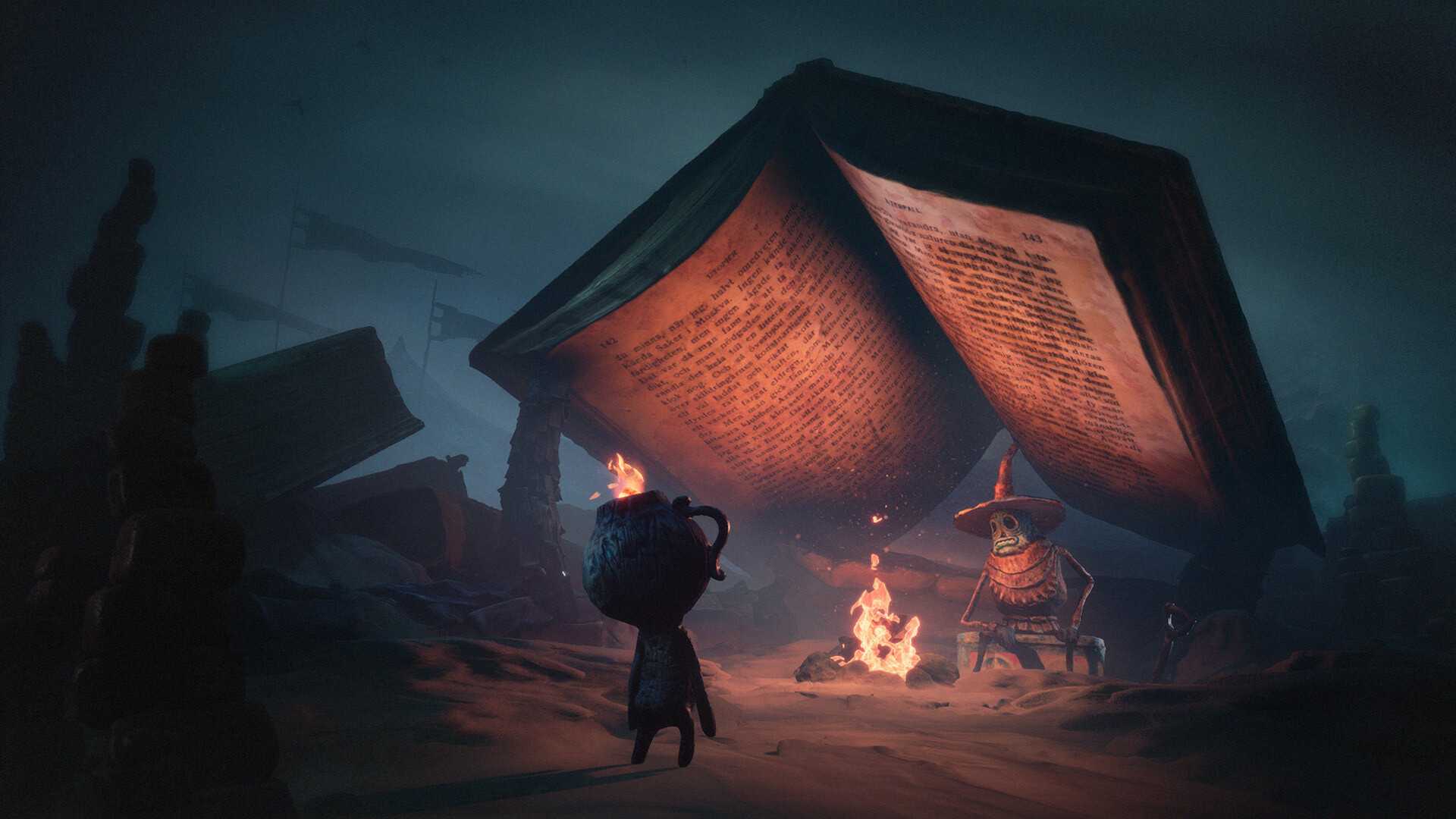 Screenshot from The Midnight Walk video game
