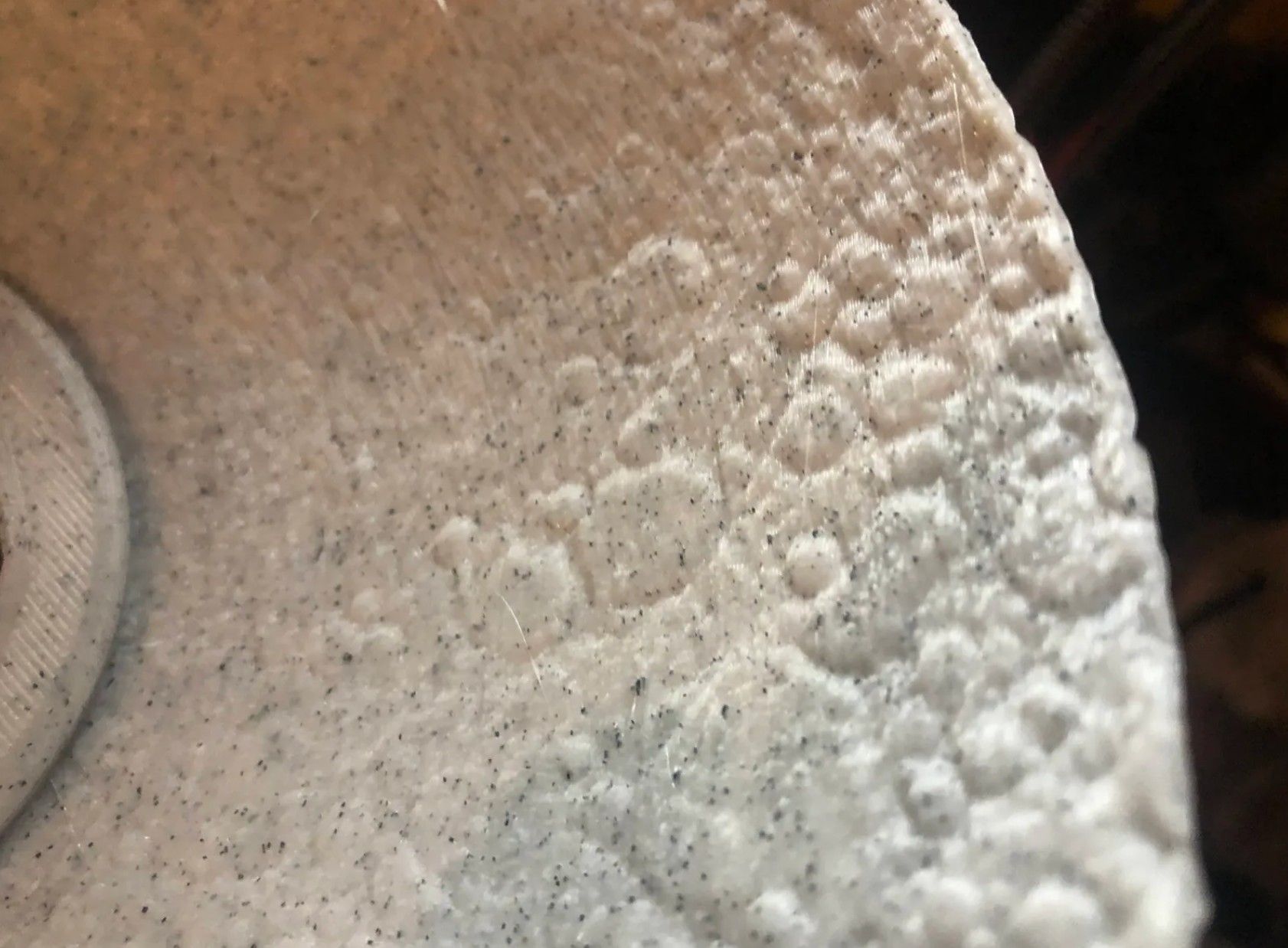 The structure of the 3D printed moon