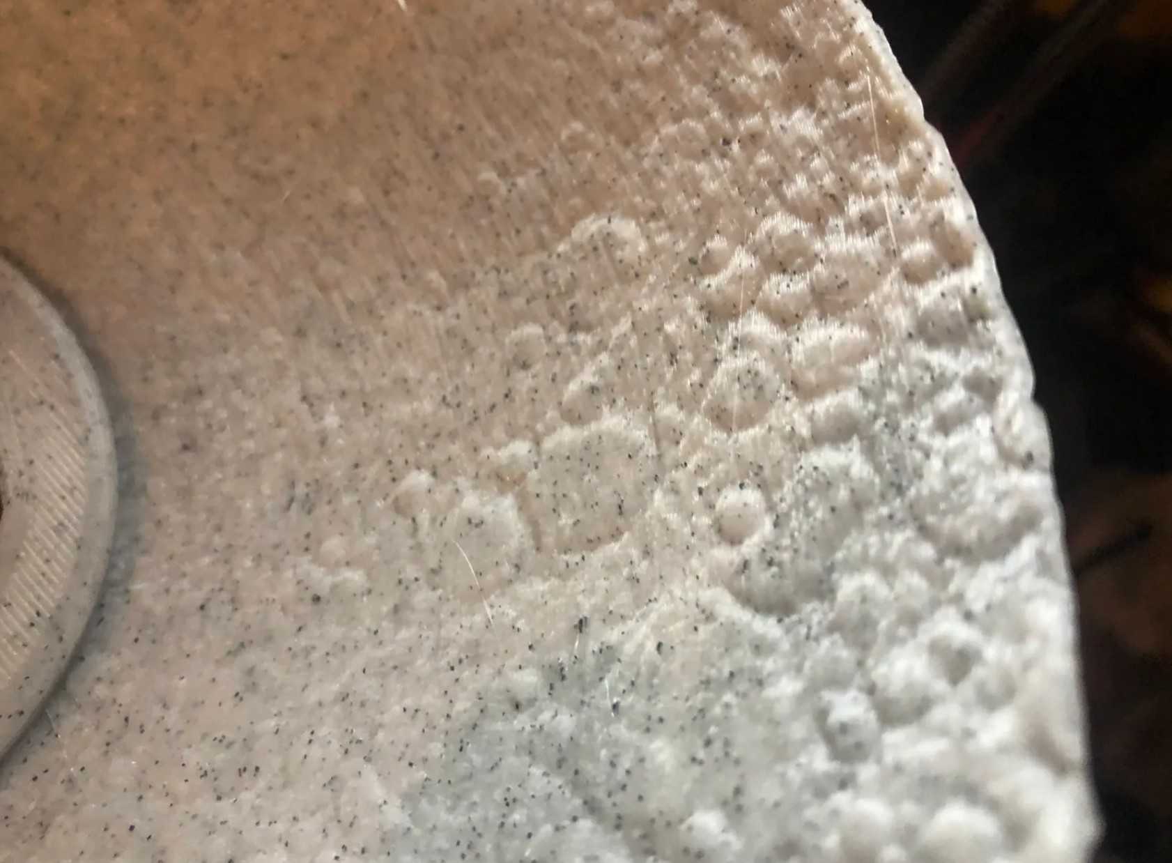 The structure of the 3D printed moon