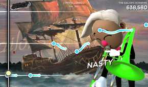 Screenshot from the video game Trombone Champ