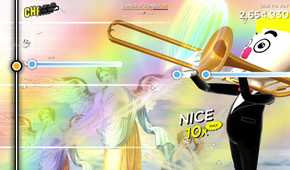 Screenshot from the video game Trombone Champ