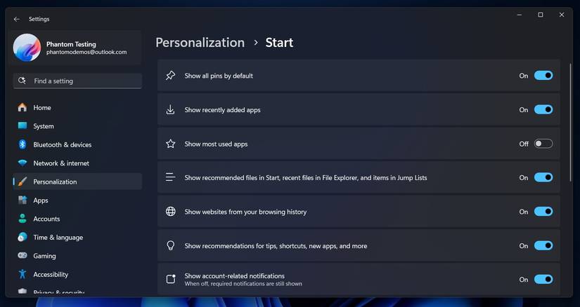 Personalization Start Microsoft is finally giving the Start menu the overhaul we've all been ...