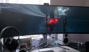 X4_ Foundations on a 49-inch monitor