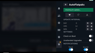 Official "AutoFlatpaks" Decky Loader plugin image.