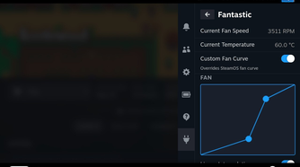 Official "Fantastic" fan control Decky Loader plugin image.
