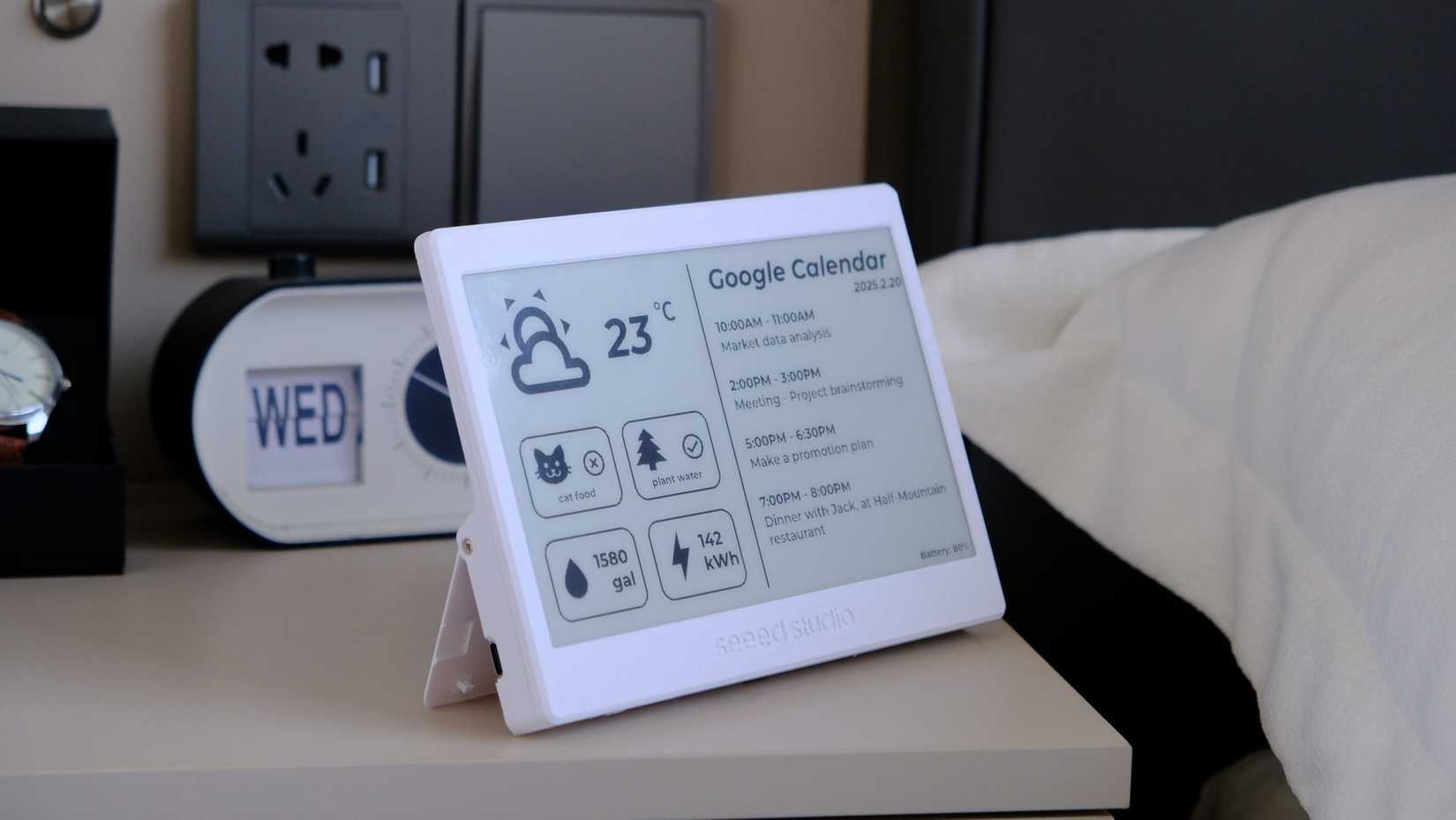 Small Epaper Display Seeed Studio reveals its new smart home ePaper display, and it looks great