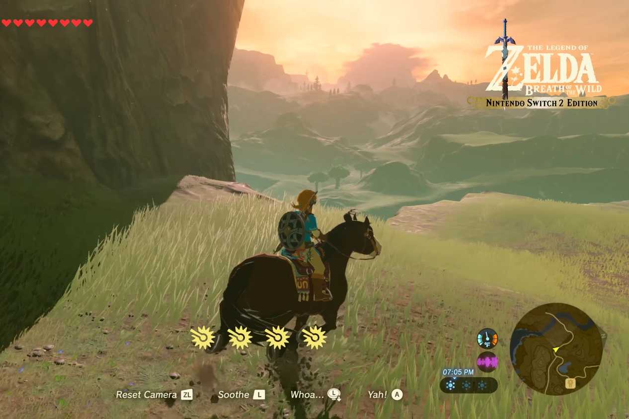 Zelda: Breath of the Wild Nintendo Switch 2 Screenshot