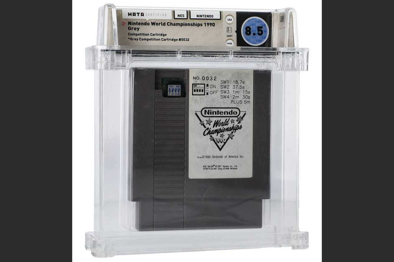 Nintendo World Championships 1990 NES Gray Cartridge