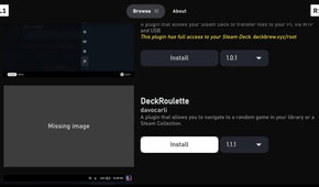 Deck Roulette Decky plugin
