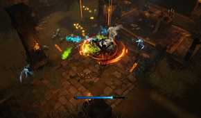 A battle in Diablo Immortal