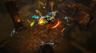 A battle in Diablo Immortal