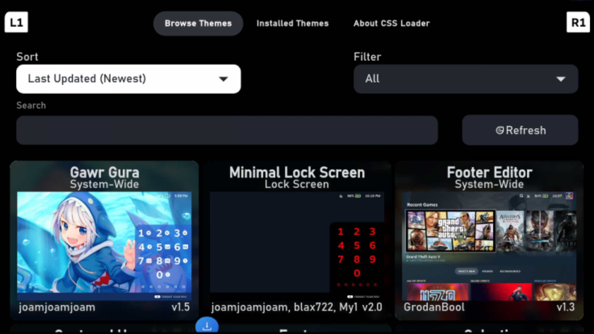 CSS Loader store front