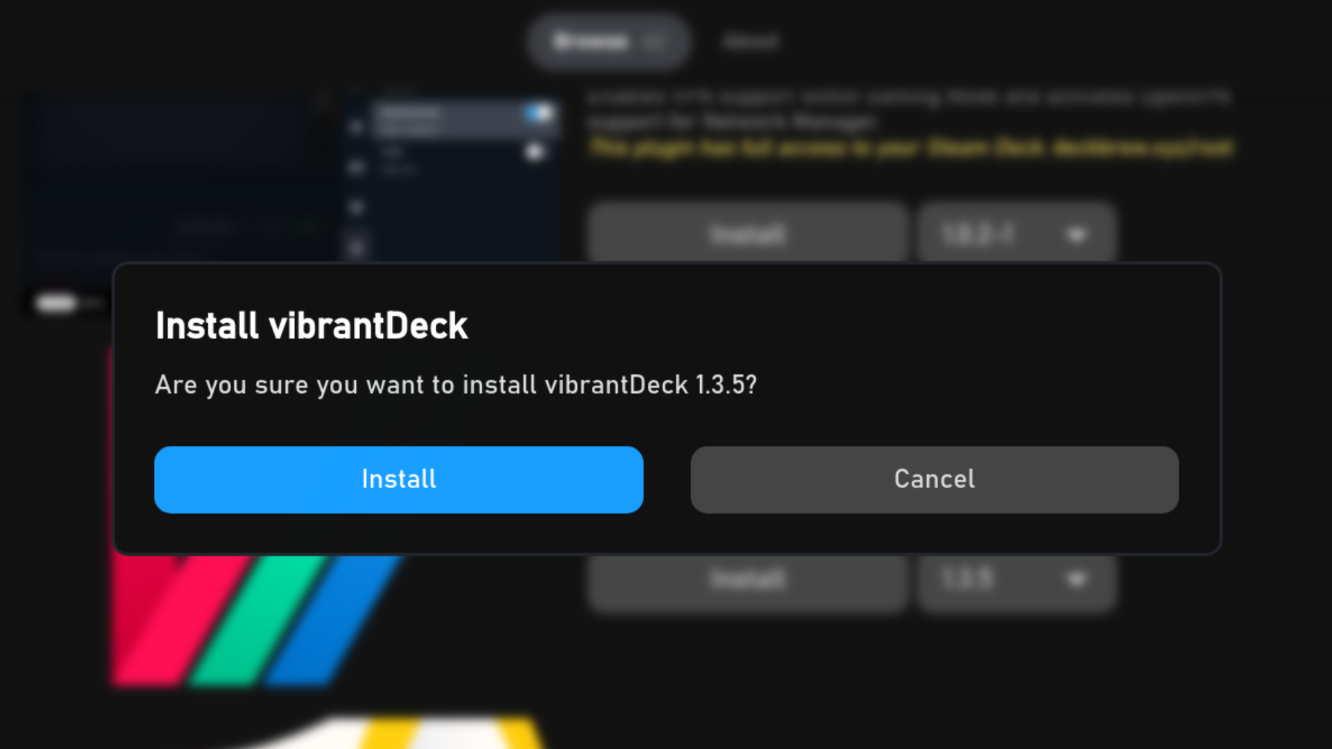 Install Vibrant Deck on Steam Deck