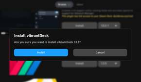 Install Vibrant Deck on Steam Deck
