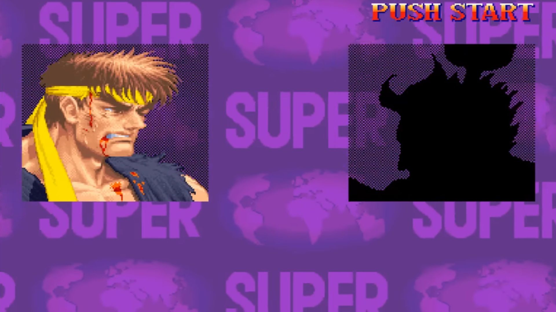 A screenshot of gameplay from Super Street Fighter II Turbo.