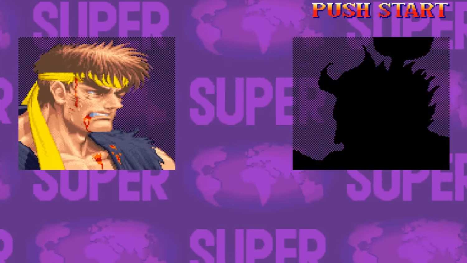 A screenshot of gameplay from Super Street Fighter II Turbo.
