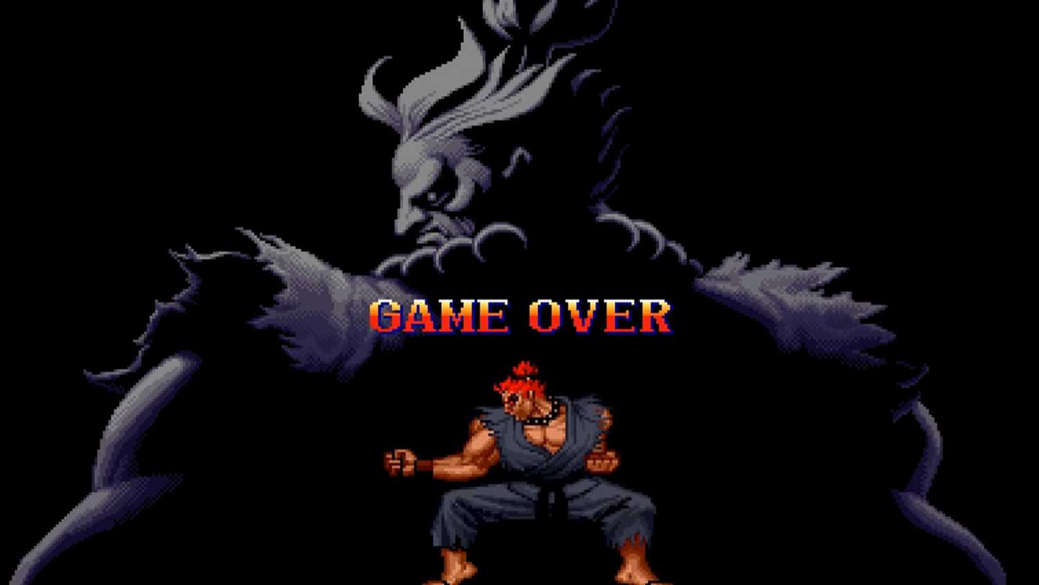 A screenshot of gameplay from Super Street Fighter II Turbo.