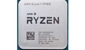 Close-up of an AMD Ryzen processor