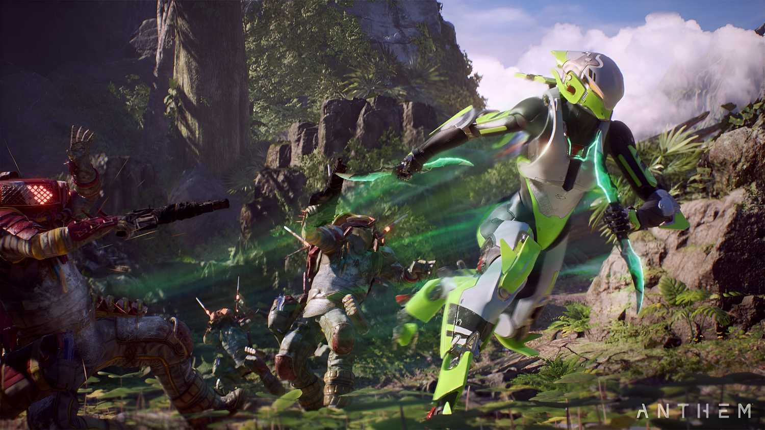 A screenshot from Bioware's Anthem.