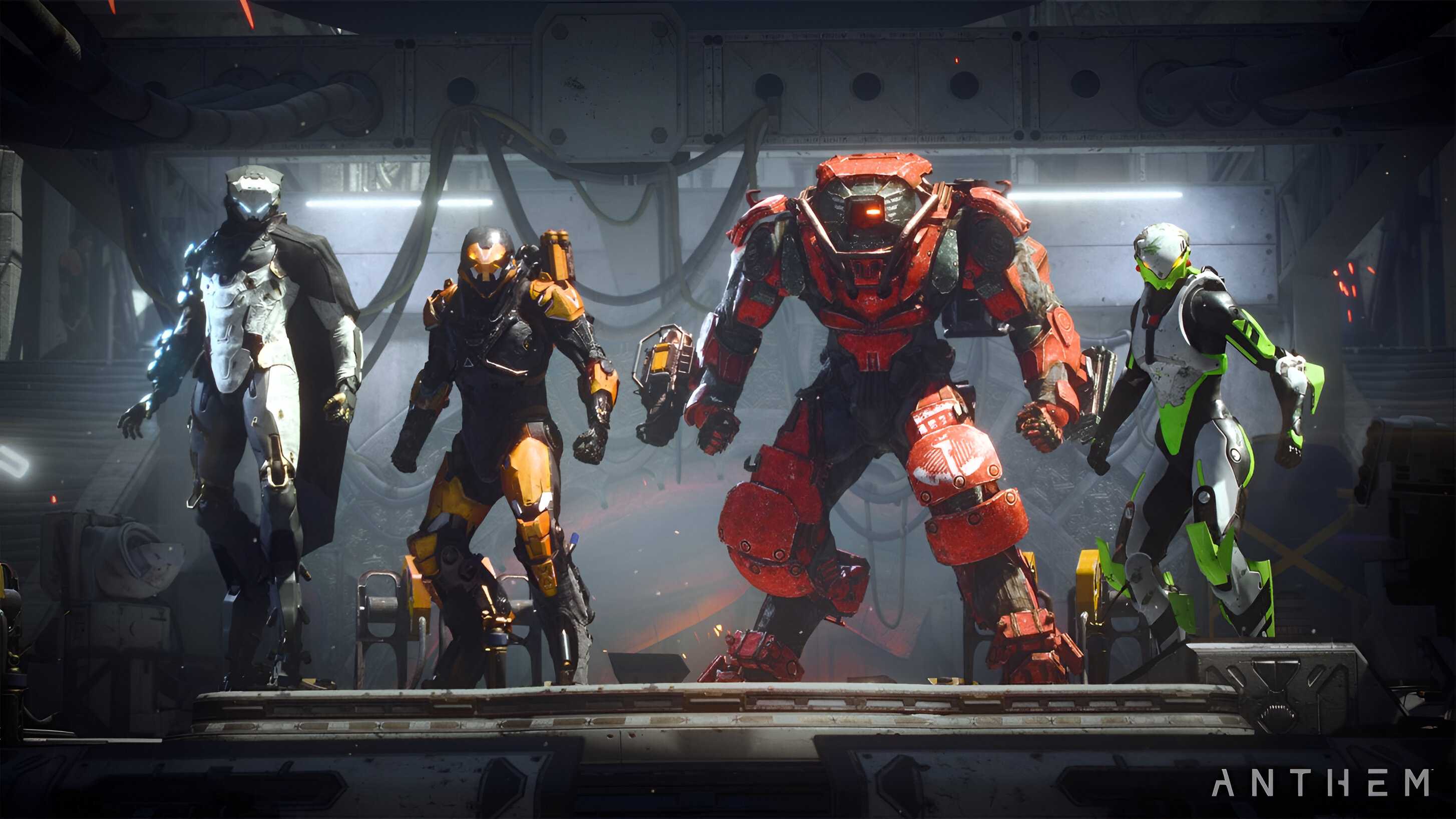 A screenshot from Bioware's Anthem.