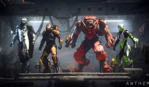 A screenshot from Bioware's Anthem.
