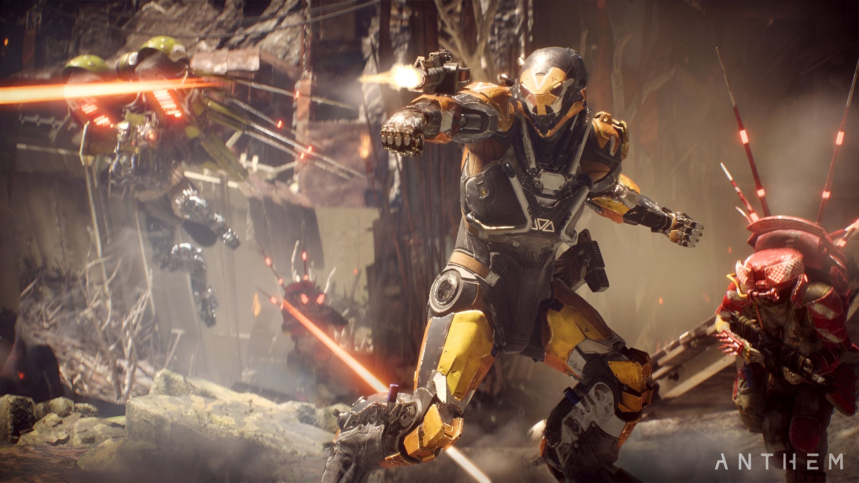 A screenshot from Bioware's Anthem.
