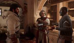 Basim and Roshan in Assassin's Creed Mirage.
