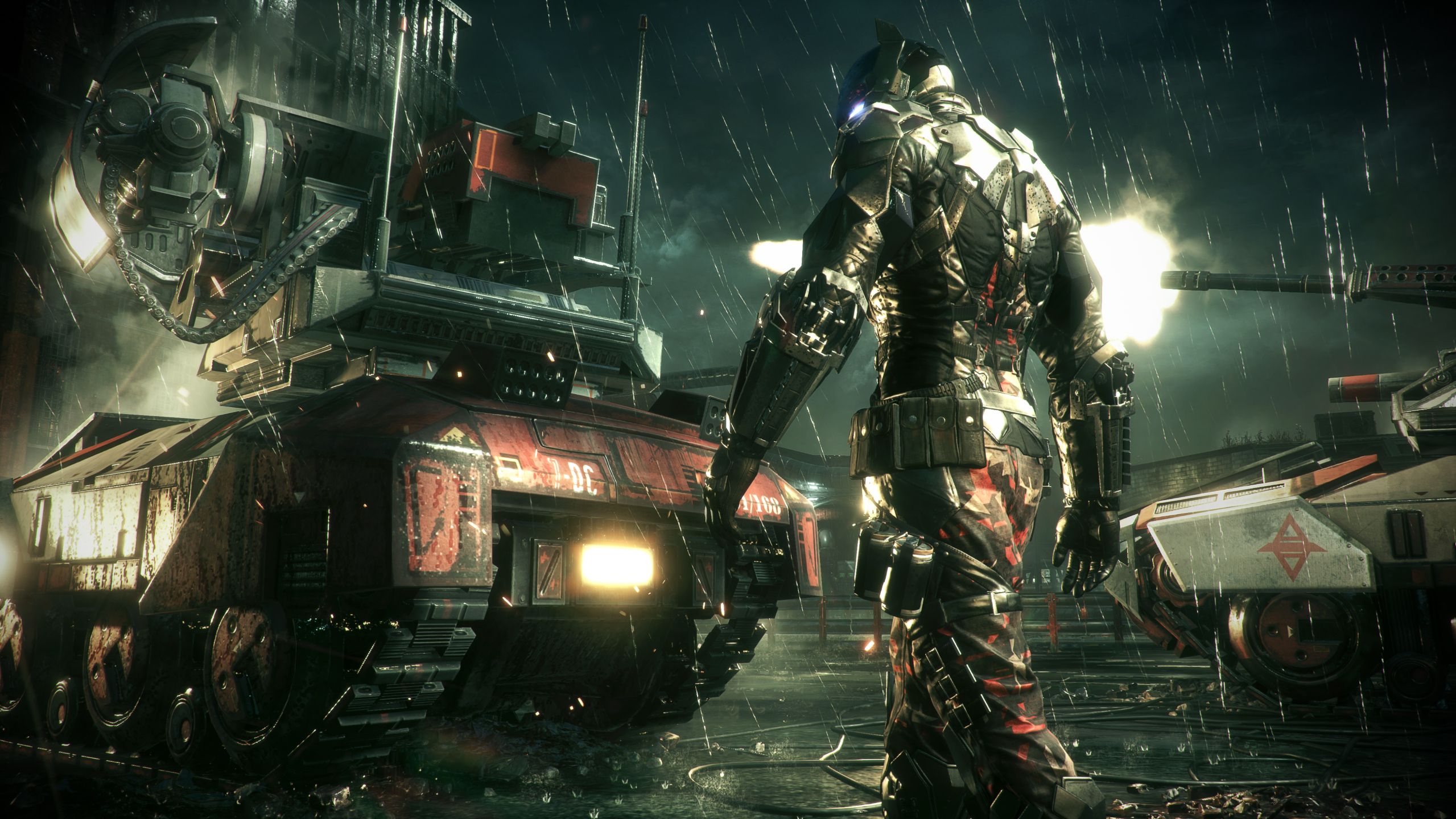 The Arkham Knight in Batman: Arkham Knight.