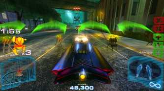 A screenshot of gameplay from Batman Arcade 2013.