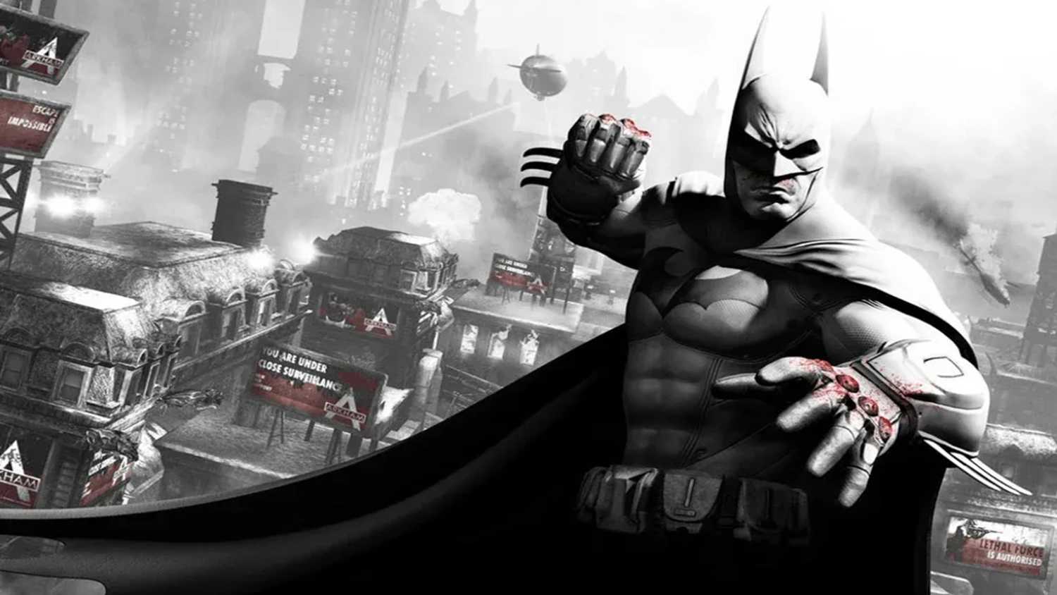 A promo image from Batman Arkham City