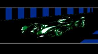 A screenshot of gameplay from Batman on NES.