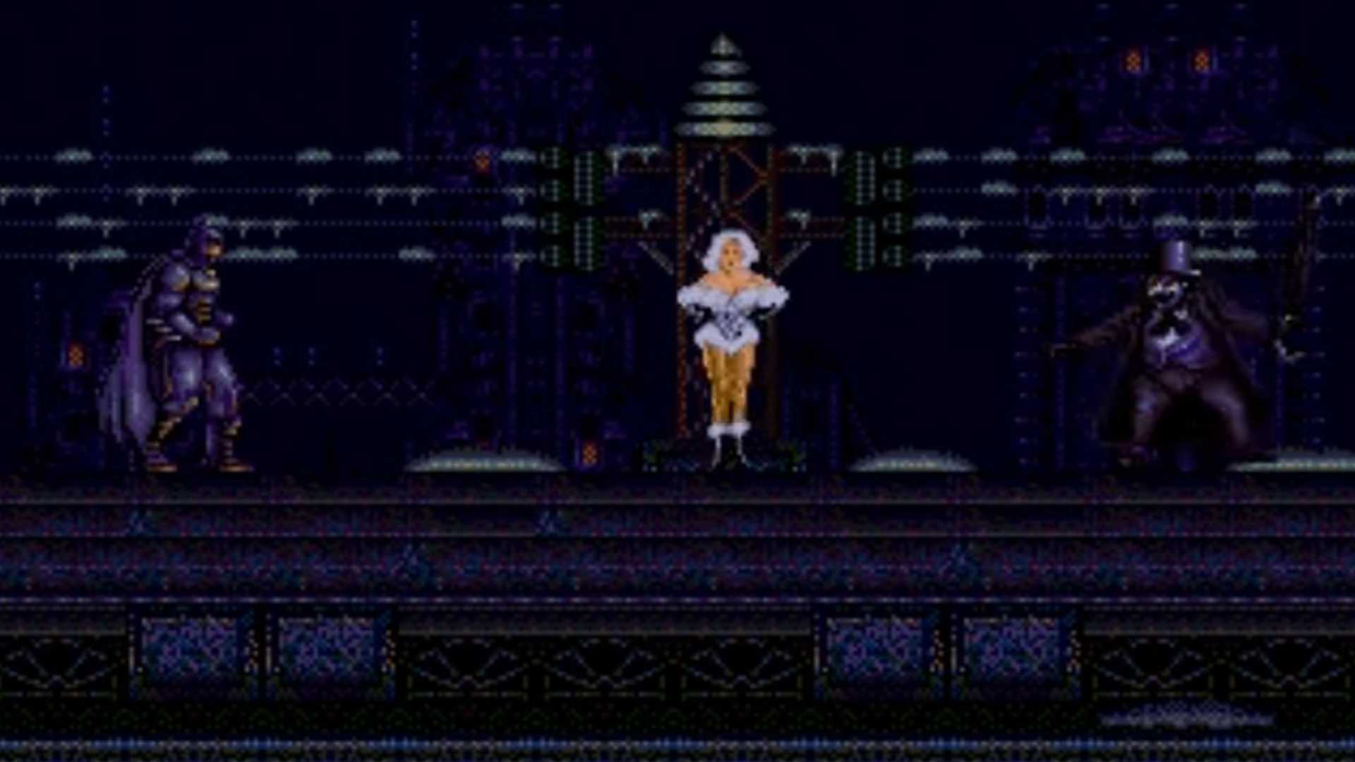 A screenshot of gameplay for Batman Returns.