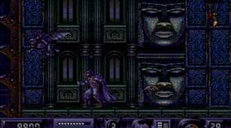 A screenshot of gameplay for Batman Returns.