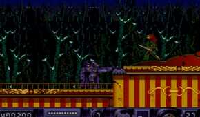 A screenshot of gameplay for Batman Returns.